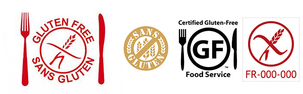 Logos pour manger sans gluten